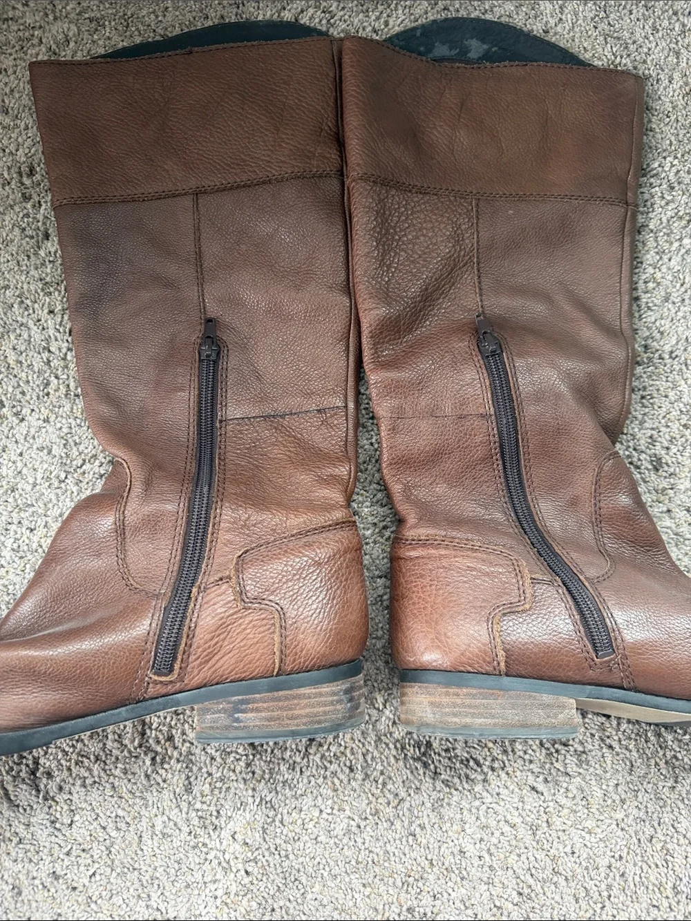 Nine West Brown Leather Boots